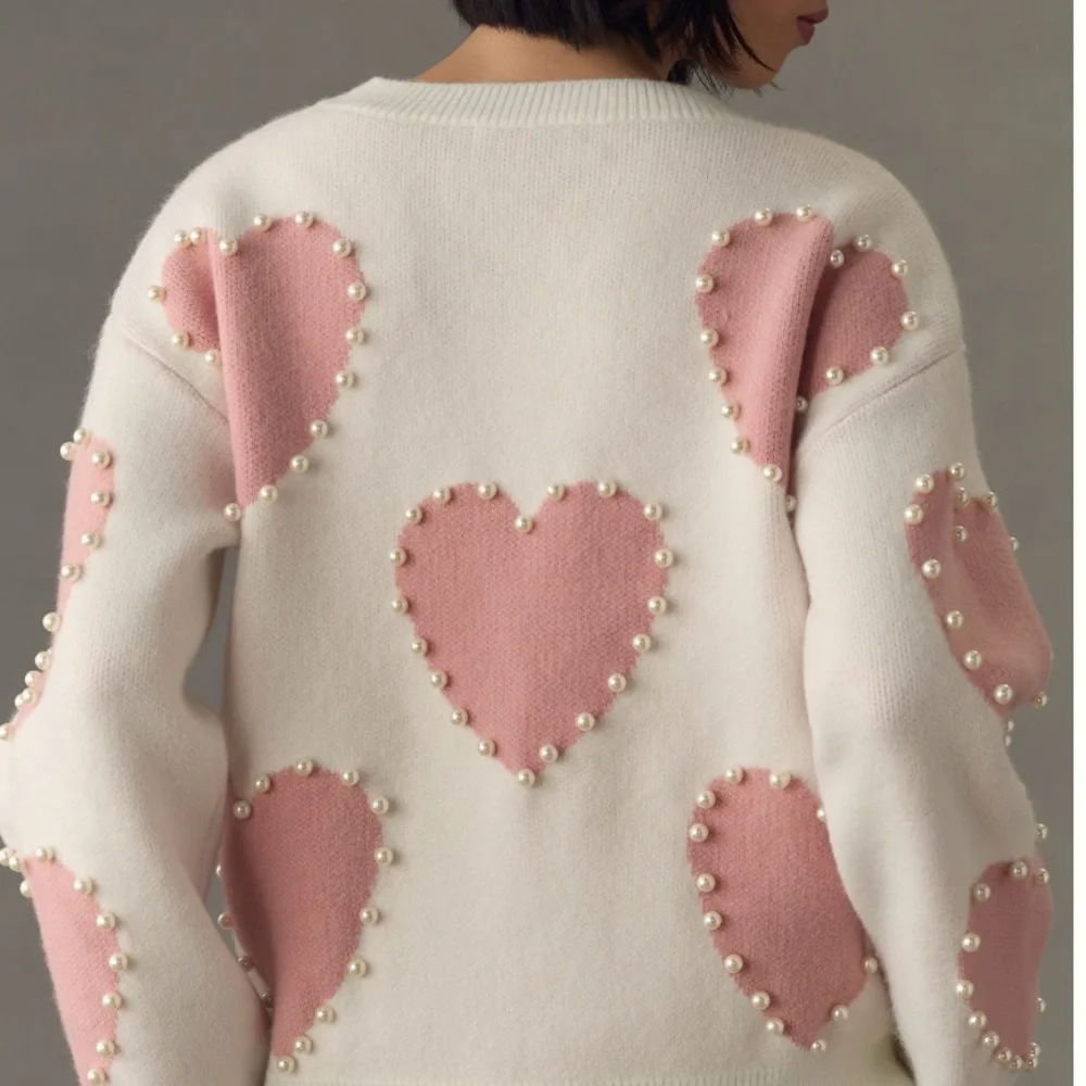Hearts & Pearls Sweater - Picture 4 of 5